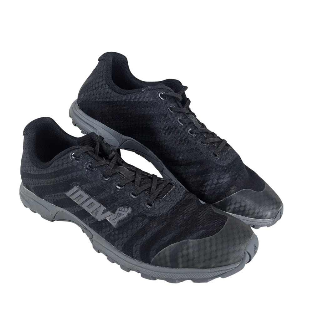 Inov-8 F-Lite 195 V2 Precision Fit Black Training Shoes Mens 7 Womens 8.5 Gym
